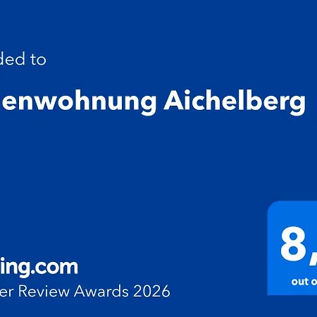 Ferienwohnung Aichelberg Appartamento *